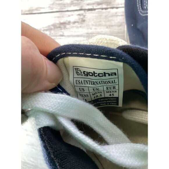 cowgirl argyle boho cozy grandpa dad GOTCHA Men's Skate Shoes Sneaker size 11 - Picture 4 of 4